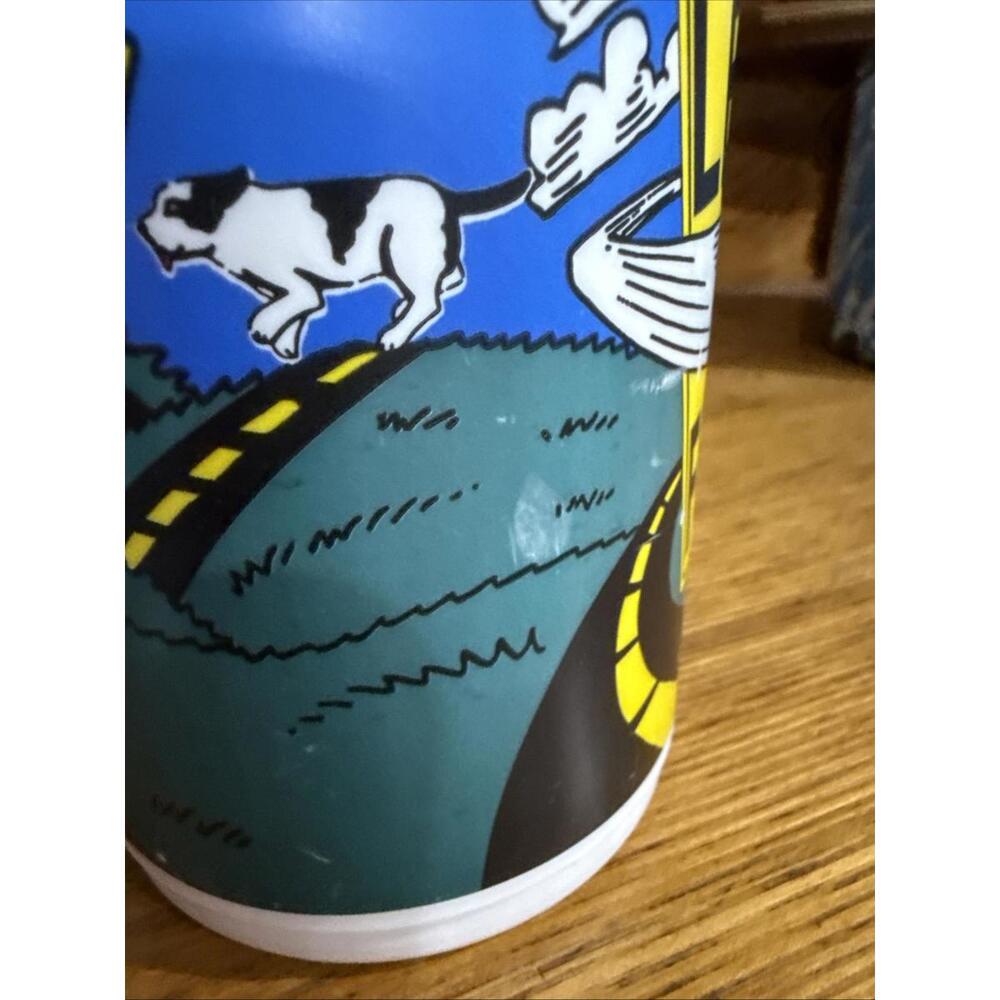 VTG Big Dog Lead, Follow, or Get Out of the Way Mug Coffee Hot Or Cold 1990s - Picture 6 of 7